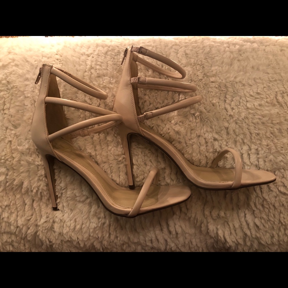 Strappy Nude Heels
